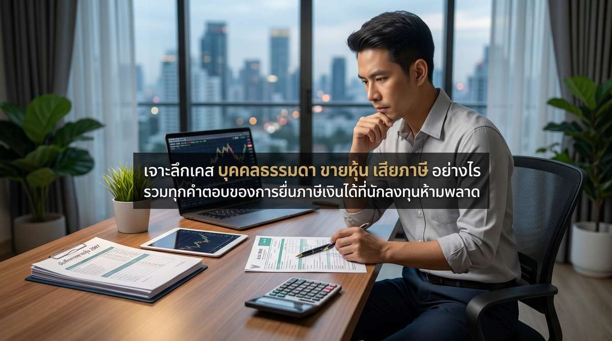 เจาะลึกเคส บุคคลธรรมดา ขายหุ้น เสียภาษี อย่างไร รวมทุกคำตอบของการยื่นภาษีเงินได้ที่นักลงทุนห้ามพลาด